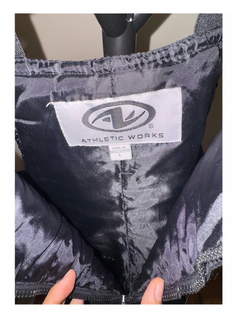Athletic Works Black Ski Pants Overalls - Picture 3 of 3
